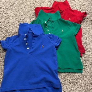 Girls 5T Ralph Lauren Polos